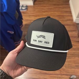 Sun Day Red Black Hat